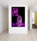 Preview: Wandbild Limit pink Kunstdruck  #120