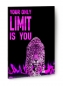 Preview: Wandbild Limit pink Kunstdruck  #120