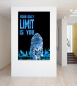 Preview: Wandbild Limit blau Kunstdruck  #124