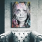 Preview: Wandbild Abstract Fashion Woman Kunstdruck  #200