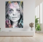 Preview: Wandbild Abstract Fashion Woman Kunstdruck  #200