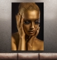 Preview: Wandbild Woman Style Face Kunstdruck Deko Wandbilder Bilder #489