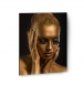 Preview: Wandbild Woman Style Face Kunstdruck Deko Wandbilder Bilder #489